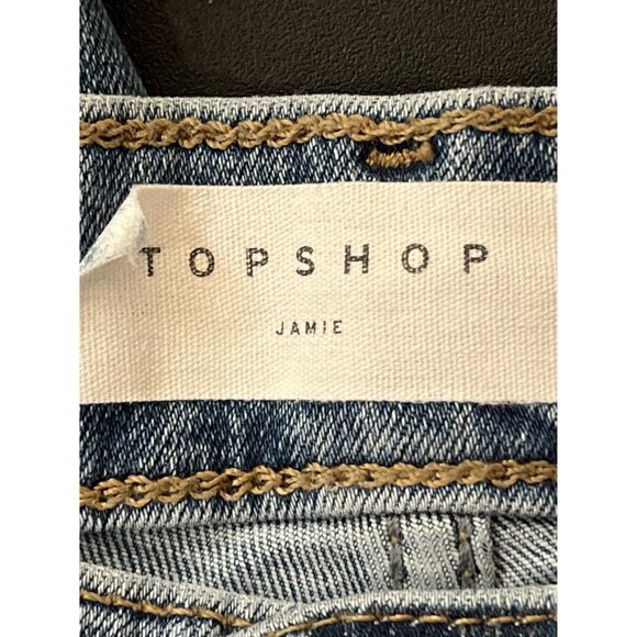 Topshop‎ Jamie Women's Jeans, W29 L30, Blue Denim - Picture 5 of 7